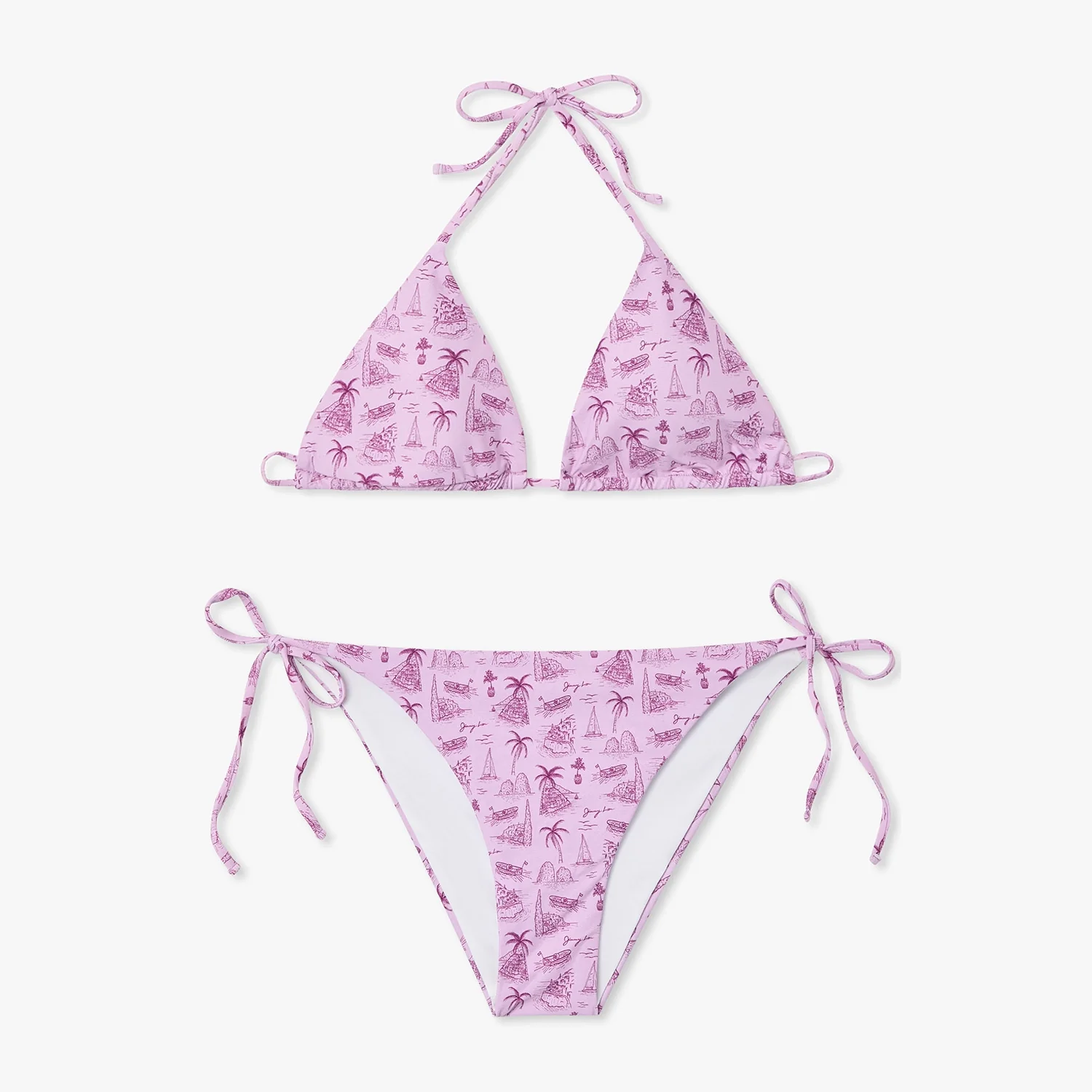 Island Bikini Bottom - Pink - Image 4
