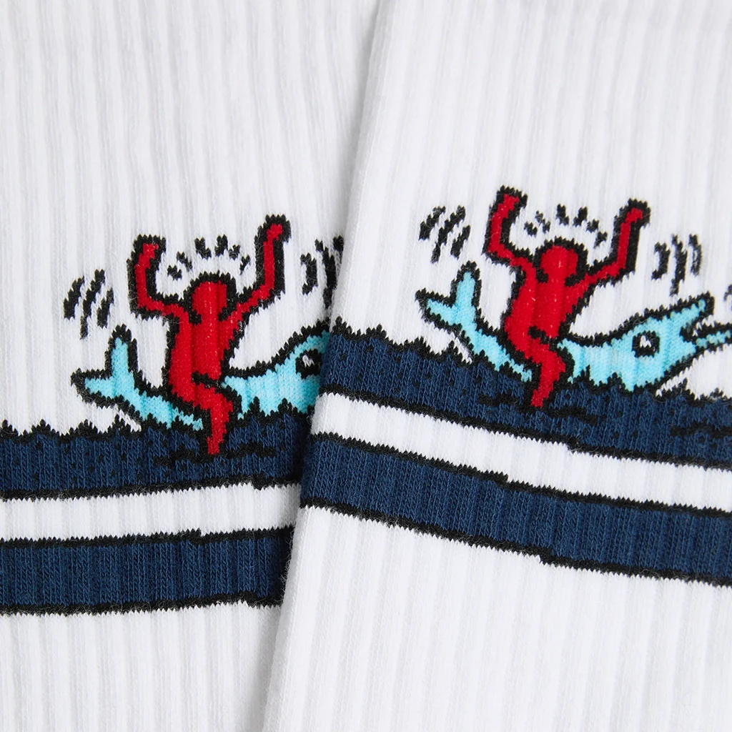 Athletic Keith Haring Dolphin - White - Image 4