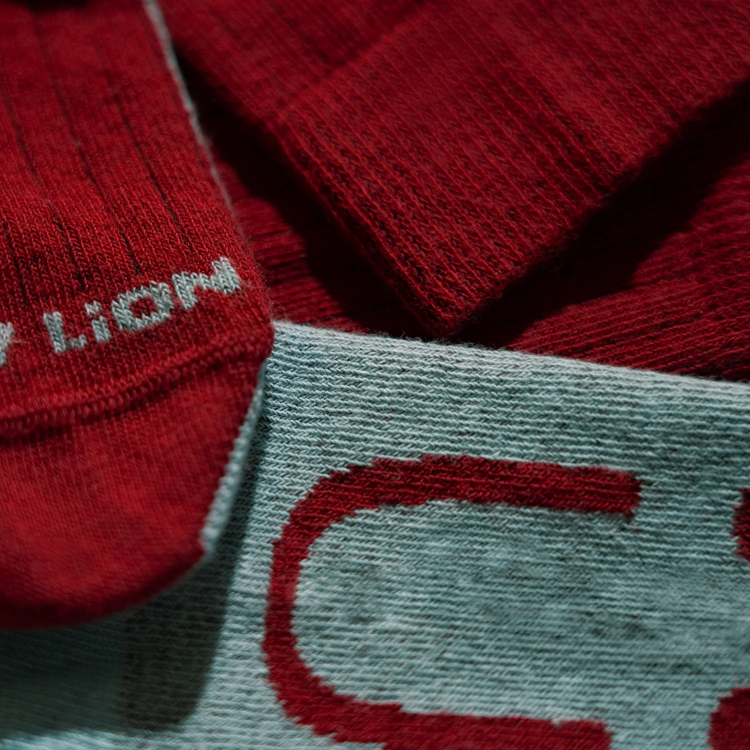 Kids School Ribbed - Red - Image 4